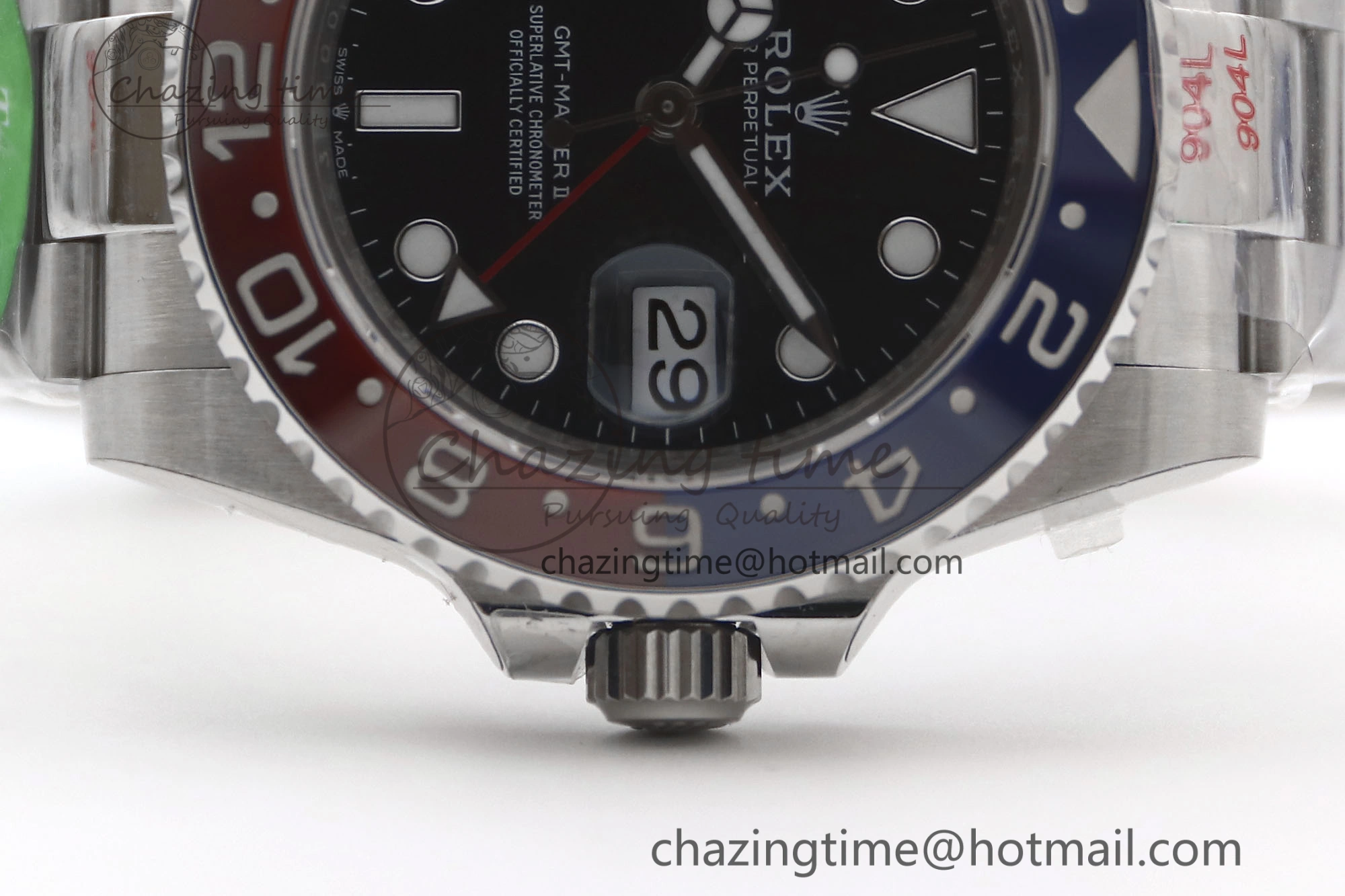 GMT Master II 126710 BLRO 904L SS TW+ Best Edition on Oyster Bracelet VR3285 CHS