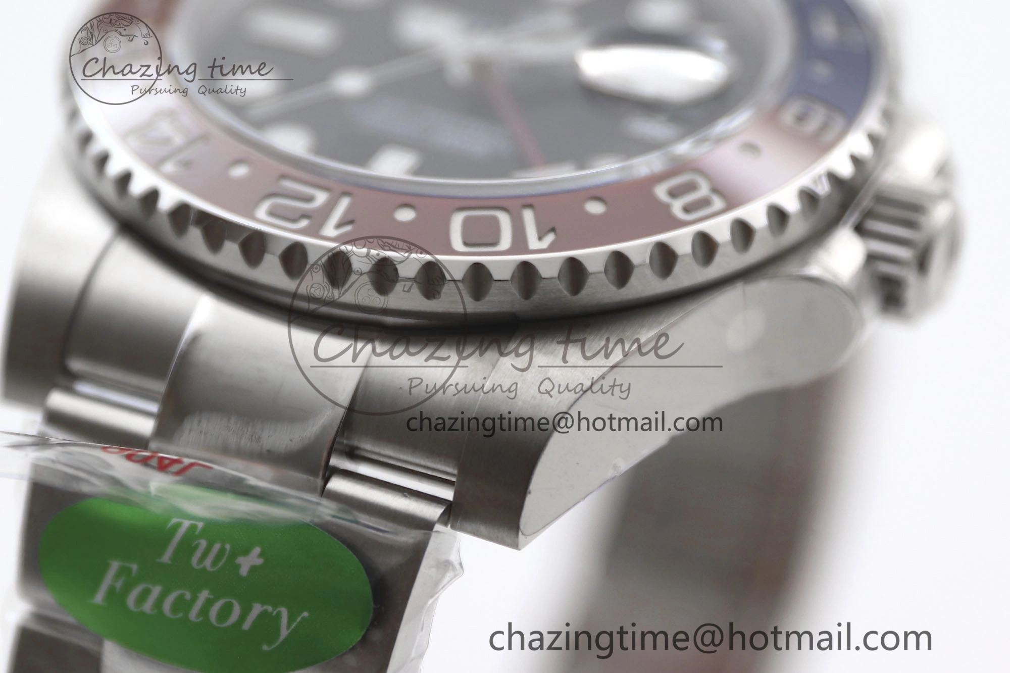 GMT Master II 126710 BLRO 904L SS TW+ Best Edition on Oyster Bracelet VR3285 CHS