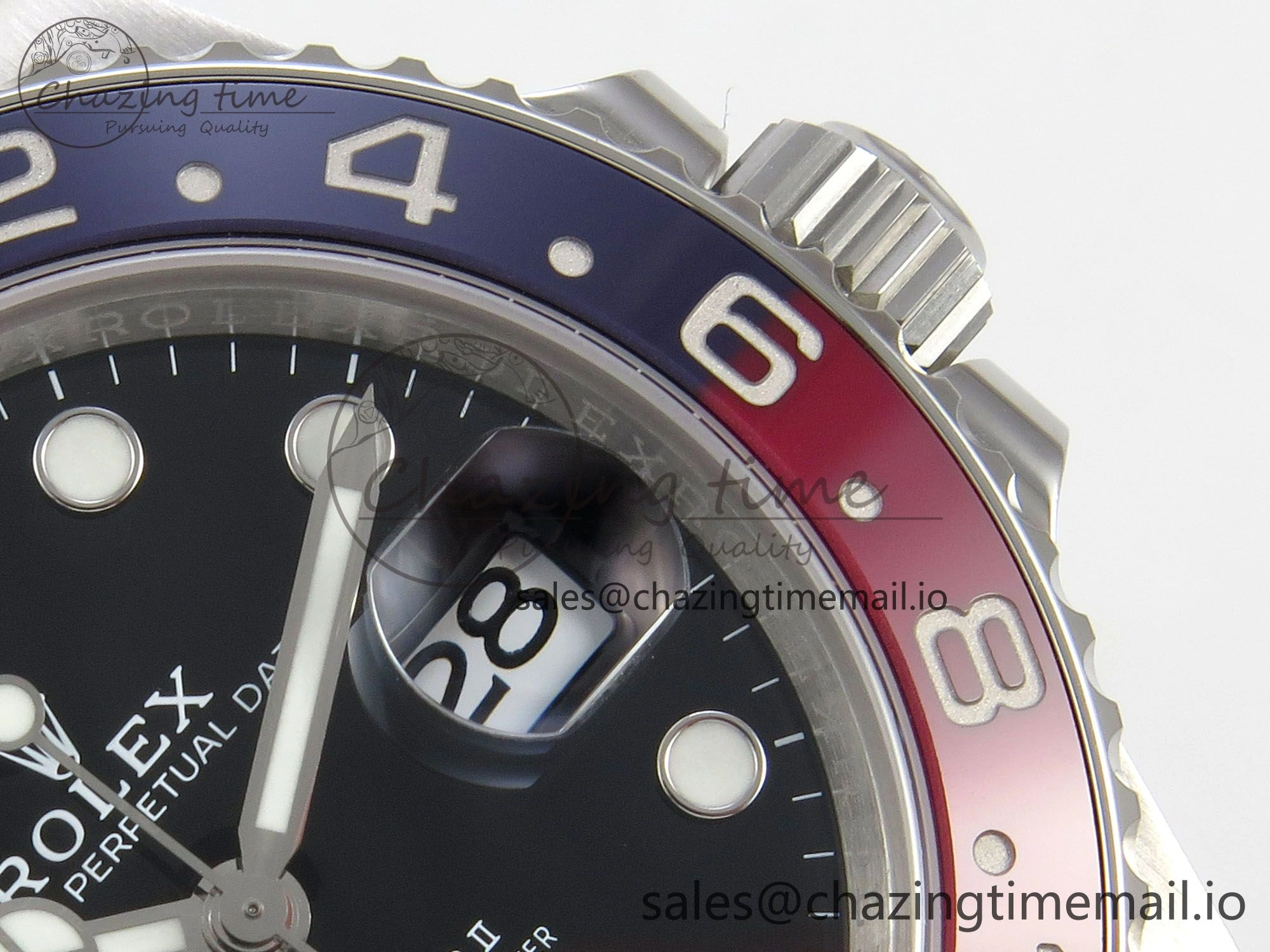GMT-Master II 126710 BLRO 904L SS VSF 1:1 Best Edition Black Dial On Jubilee Bracelet DD3285 CHS V3