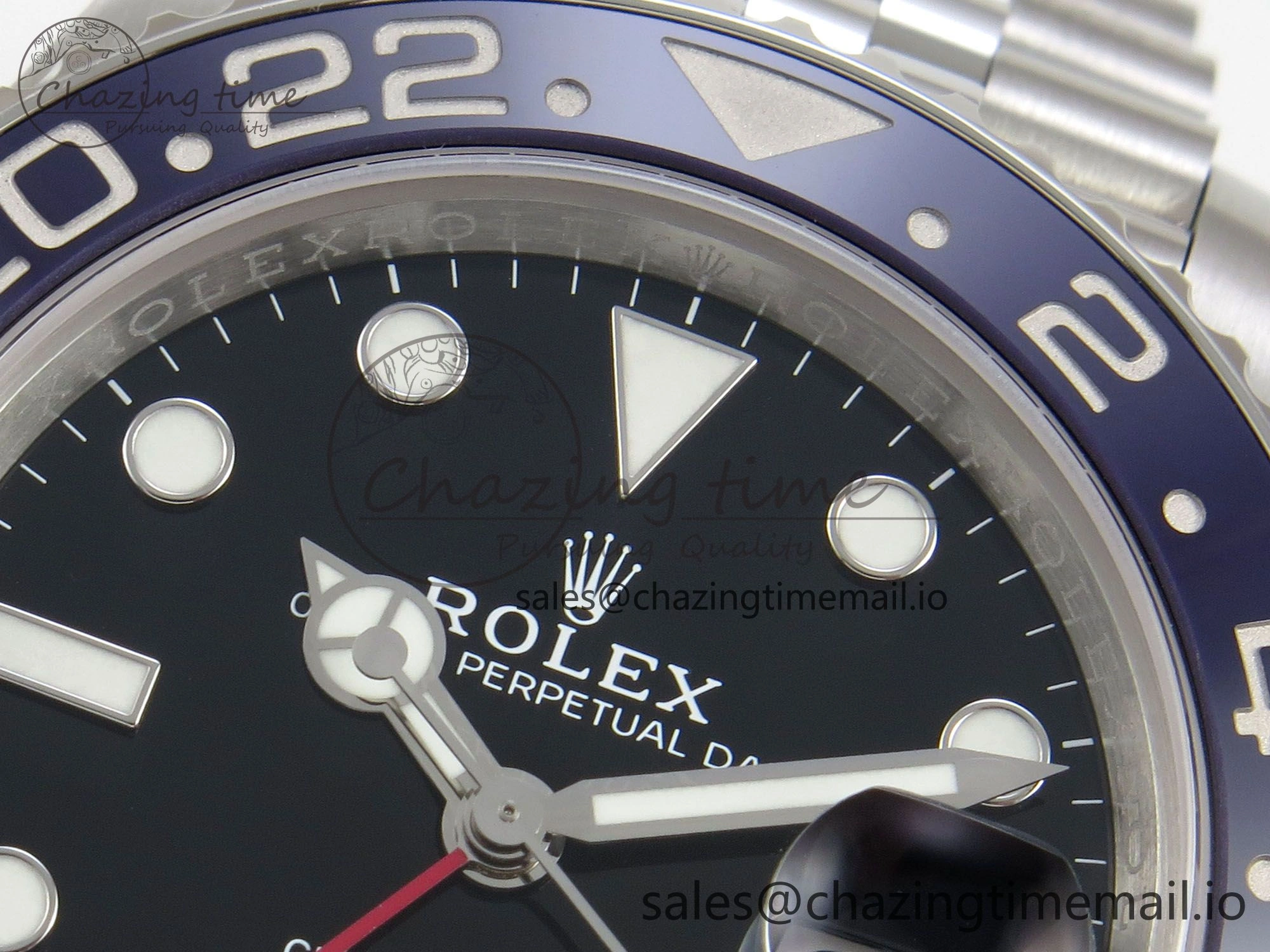 GMT-Master II 126710 BLRO 904L SS VSF 1:1 Best Edition Black Dial On Jubilee Bracelet DD3285 CHS V3