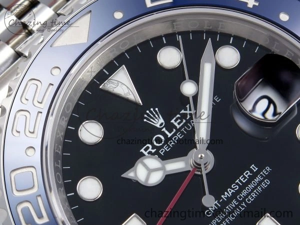 GMT-Master II 126710 BLRO 904L Steel VSF 1:1 Best Edition VR3285 (Correct Hand Stack)