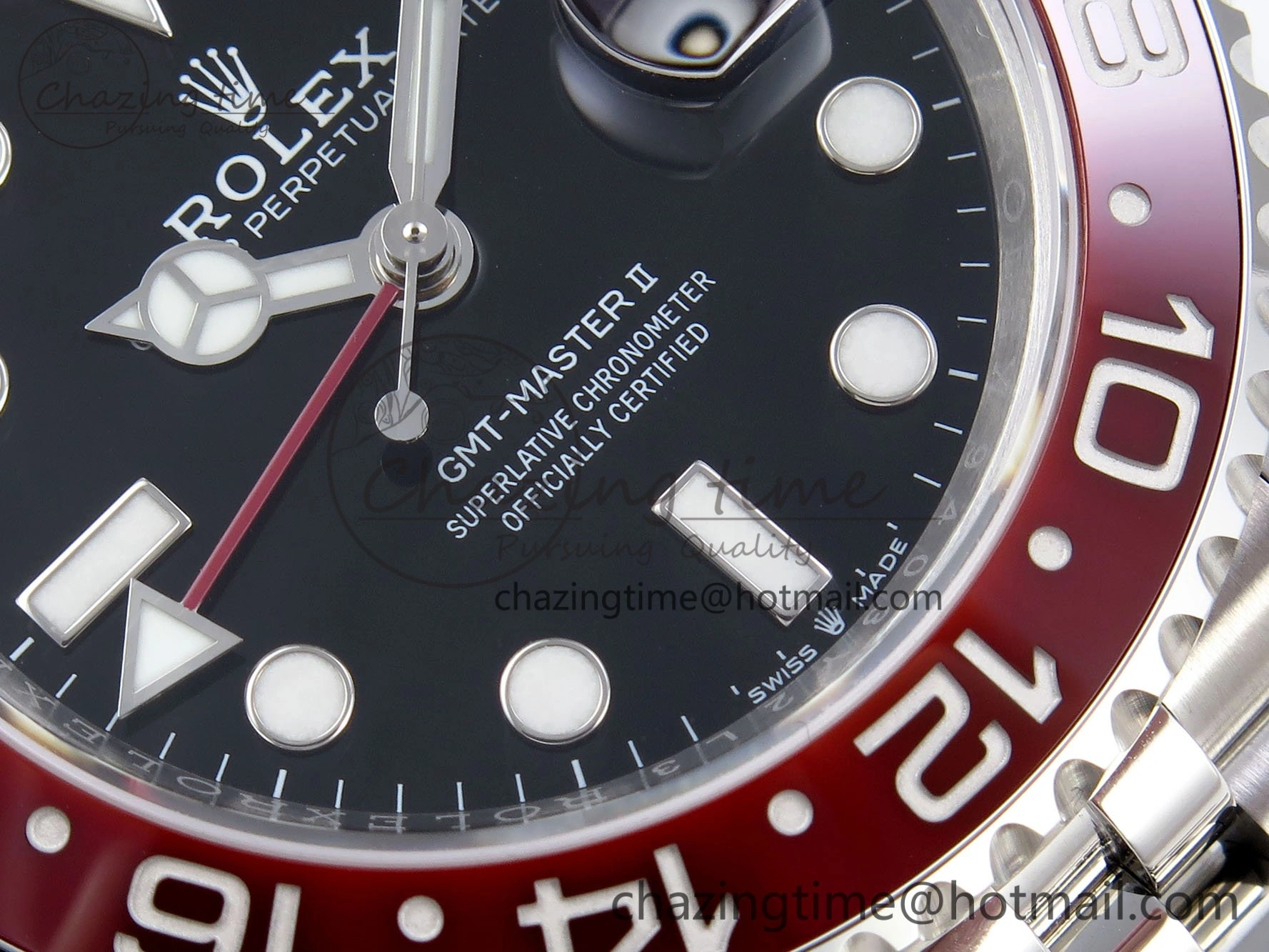 GMT-Master II 126710 BLRO 904L Steel VSF 1:1 Best Edition VR3285 (Correct Hand Stack)