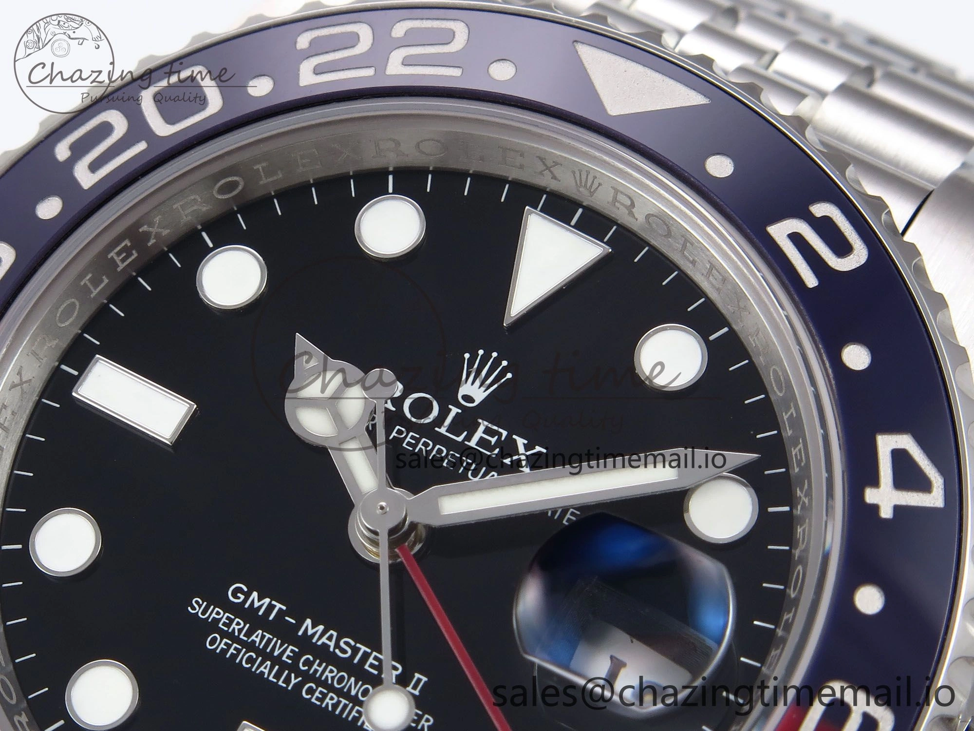 GMT-Master II 126710 BLRO 904L THBF 1:1 Best Edition on Jubilee Bracelet SH3285 CHS