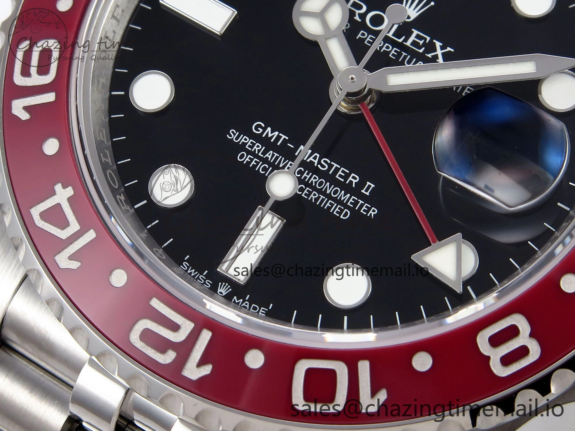 GMT-Master II 126710 BLRO 904L THBF 1:1 Best Edition on Jubilee Bracelet SH3285 CHS