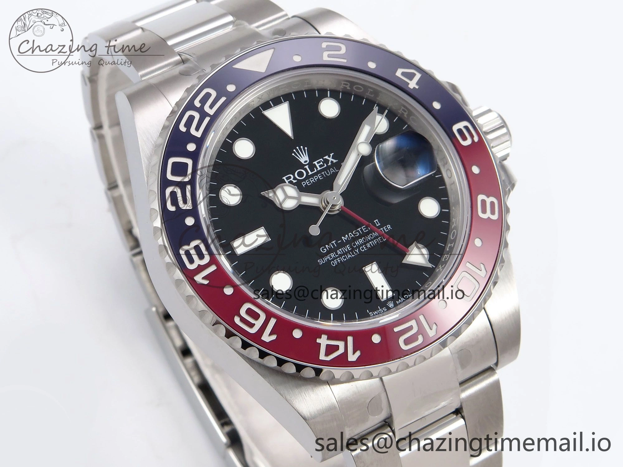 GMT-Master II 126710 BLRO 904L THBF 1:1 Best Edition on Oyster Bracelet SH3285 CHS