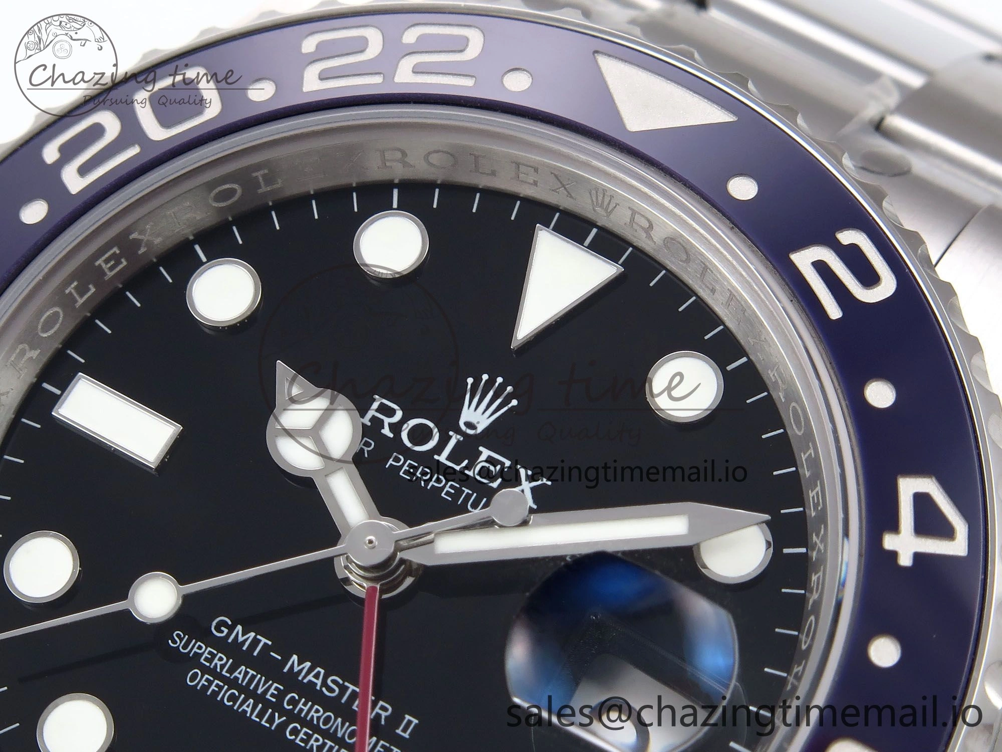 GMT-Master II 126710 BLRO 904L THBF 1:1 Best Edition on Oyster Bracelet SH3285 CHS