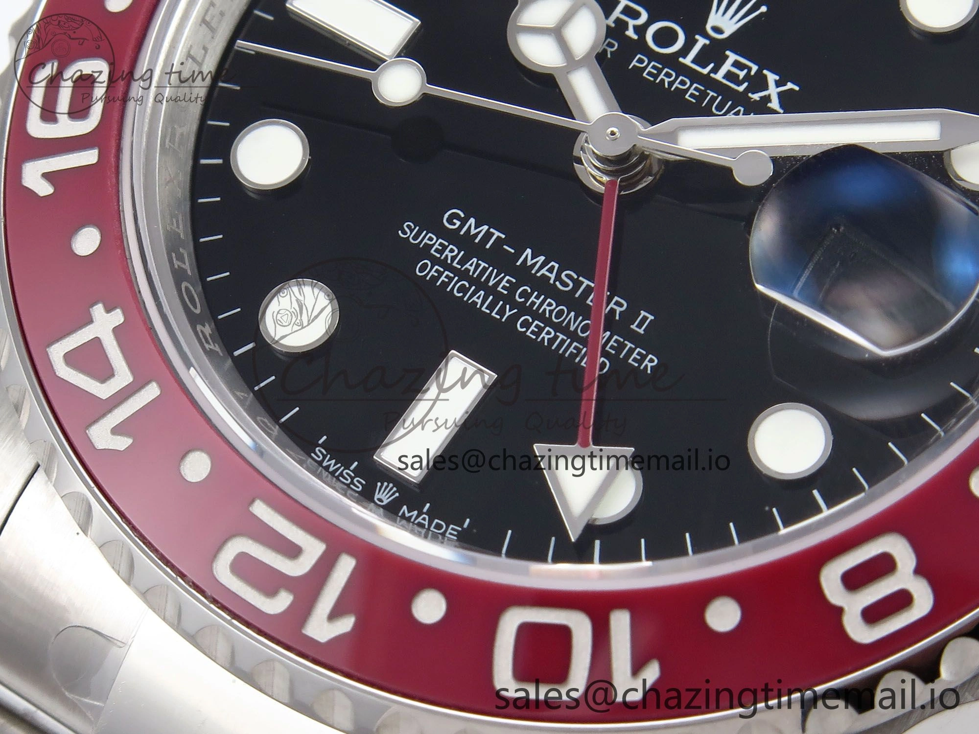 GMT-Master II 126710 BLRO 904L THBF 1:1 Best Edition on Oyster Bracelet SH3285 CHS