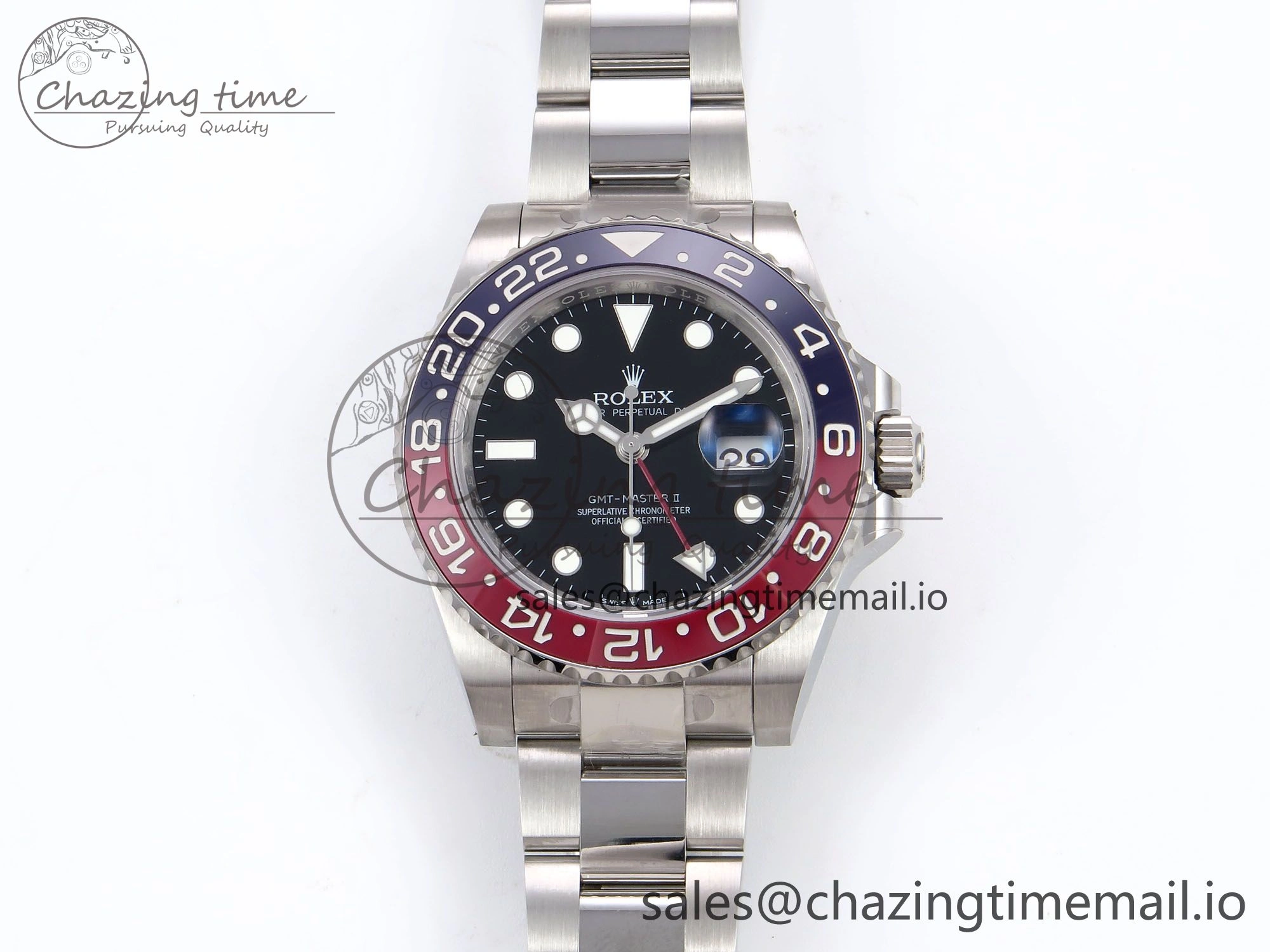 GMT-Master II 126710 BLRO 904L THBF 1:1 Best Edition on Oyster Bracelet SH3285 CHS