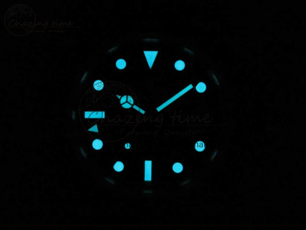 GMT-Master II 126710 BLRO BPF Black Green Ceramic Bezel SS Black Dial on SS Jubilee Bracelet A2836
