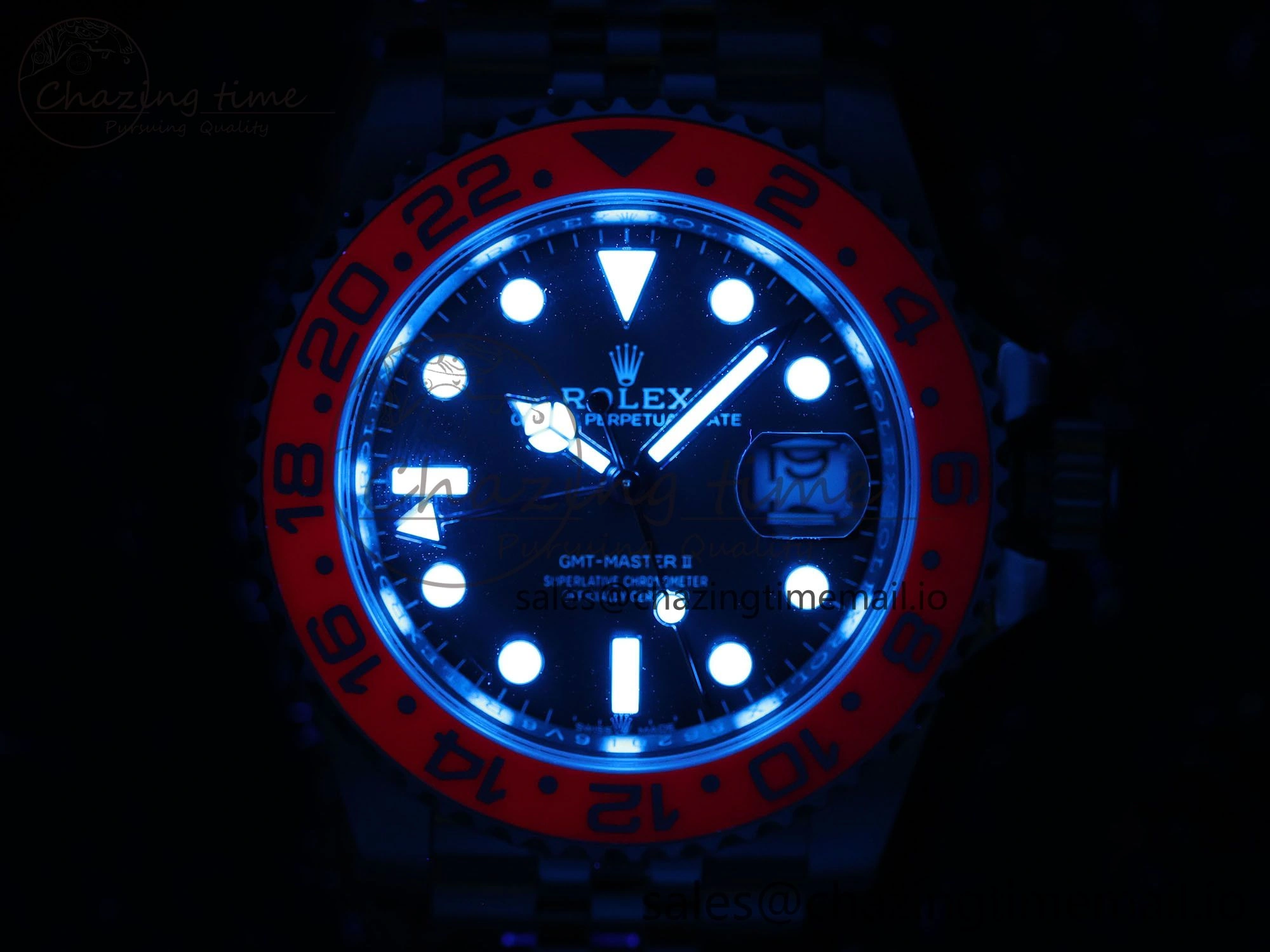 GMT-Master II 126710 BLRO Blue Red Ceramic ARF Best Edition on Jubilee Bracelet SH3285 V2
