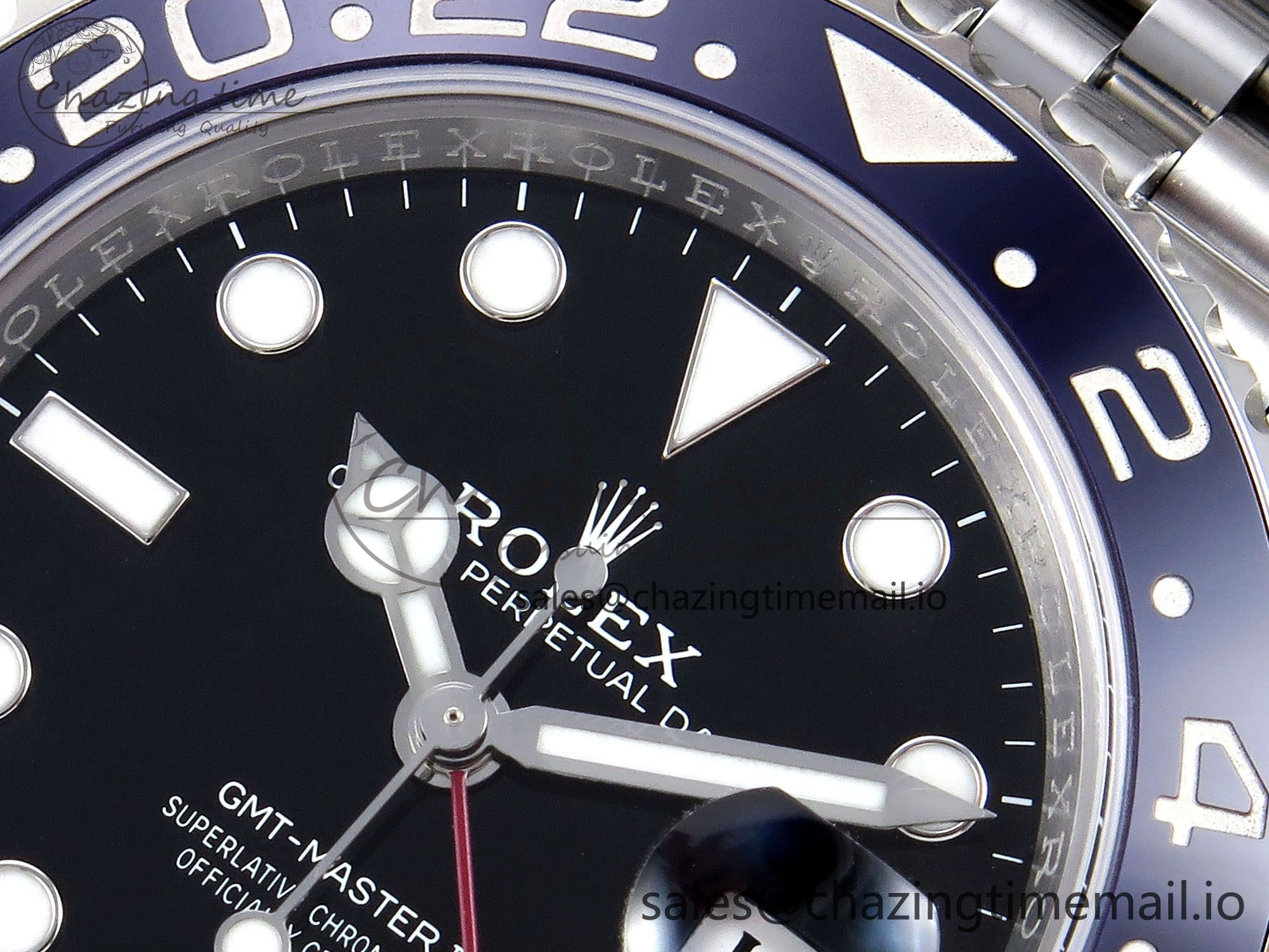GMT-Master II 126710 BLRO Blue Red Ceramic ARF Best Edition on Jubilee Bracelet SH3285 V2