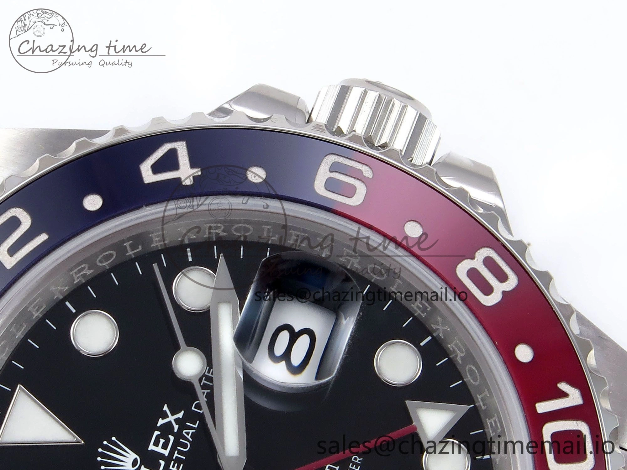 GMT-Master II 126710 BLRO Blue Red Ceramic ARF Best Edition on Jubilee Bracelet SH3285 V2