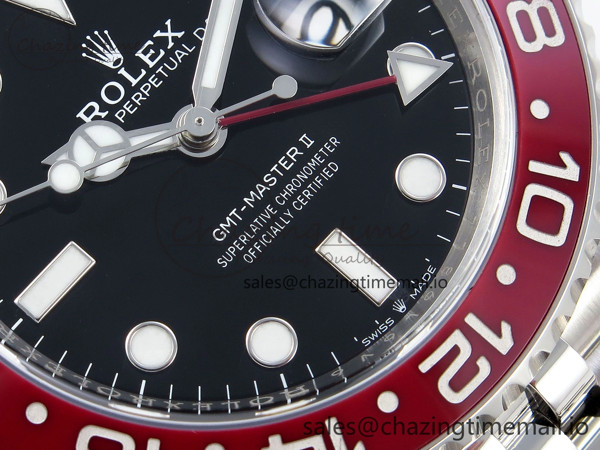 GMT-Master II 126710 BLRO Blue Red Ceramic Clean Factory Best Edition on Jubilee Bracelet DD3285 CHS V3