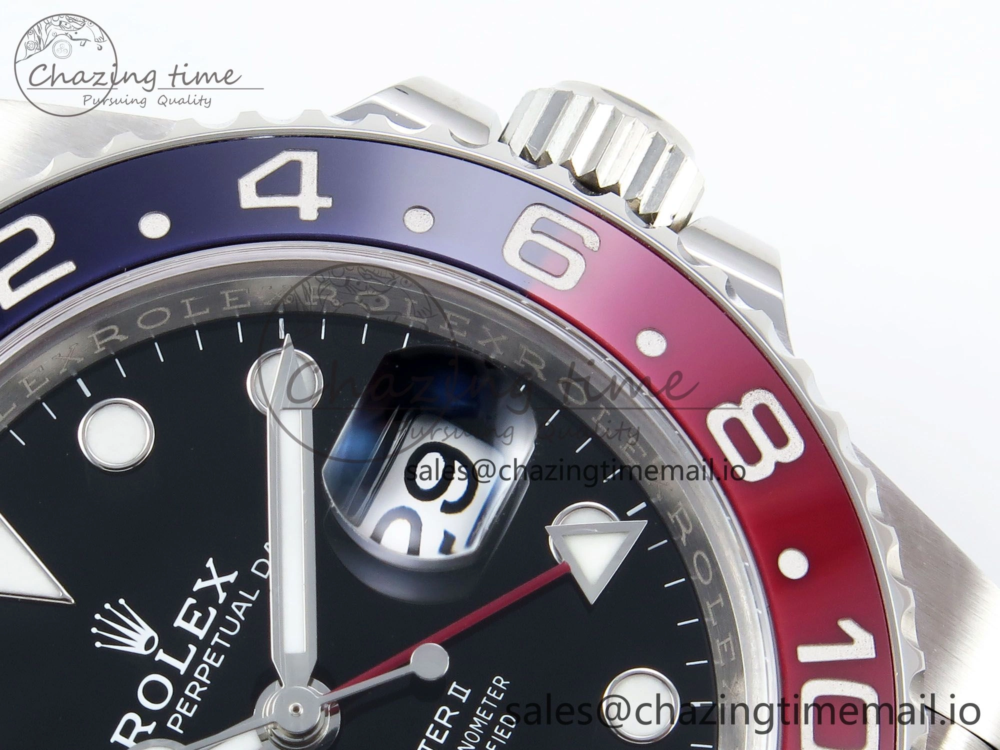 GMT-Master II 126710 BLRO Blue Red Ceramic Clean Factory Best Edition on Jubilee Bracelet DD3285 CHS V3