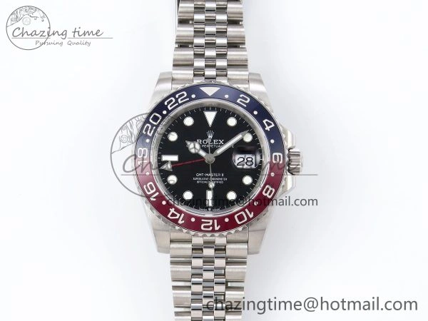 GMT-Master II 126710 BLRO Blue Red Ceramic QF 1:1 Best Edition on Jubilee Bracelet VR3285 CHS