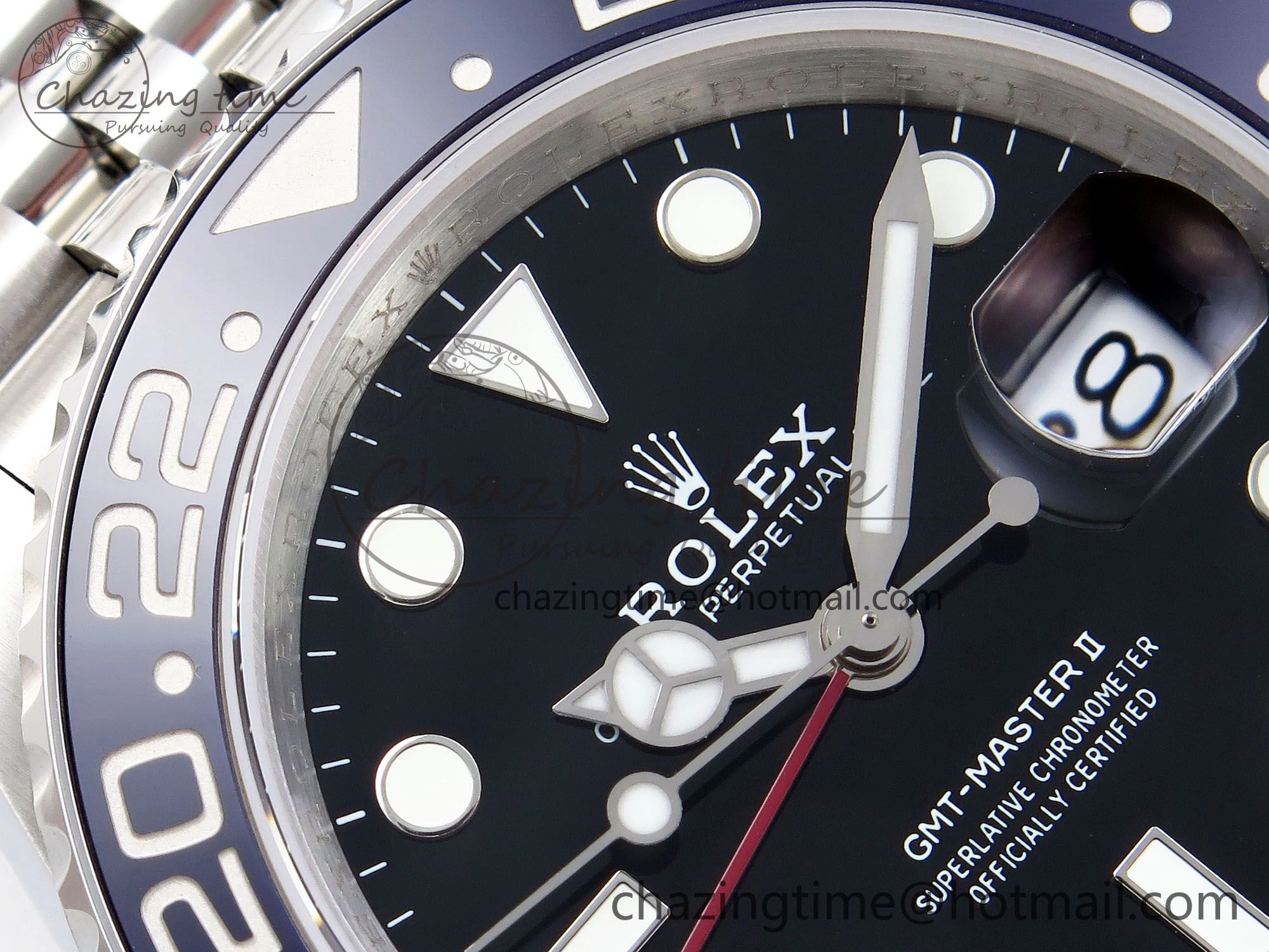 GMT-Master II 126710 BLRO Blue Red Ceramic QF 1:1 Best Edition on Jubilee Bracelet VR3285 CHS