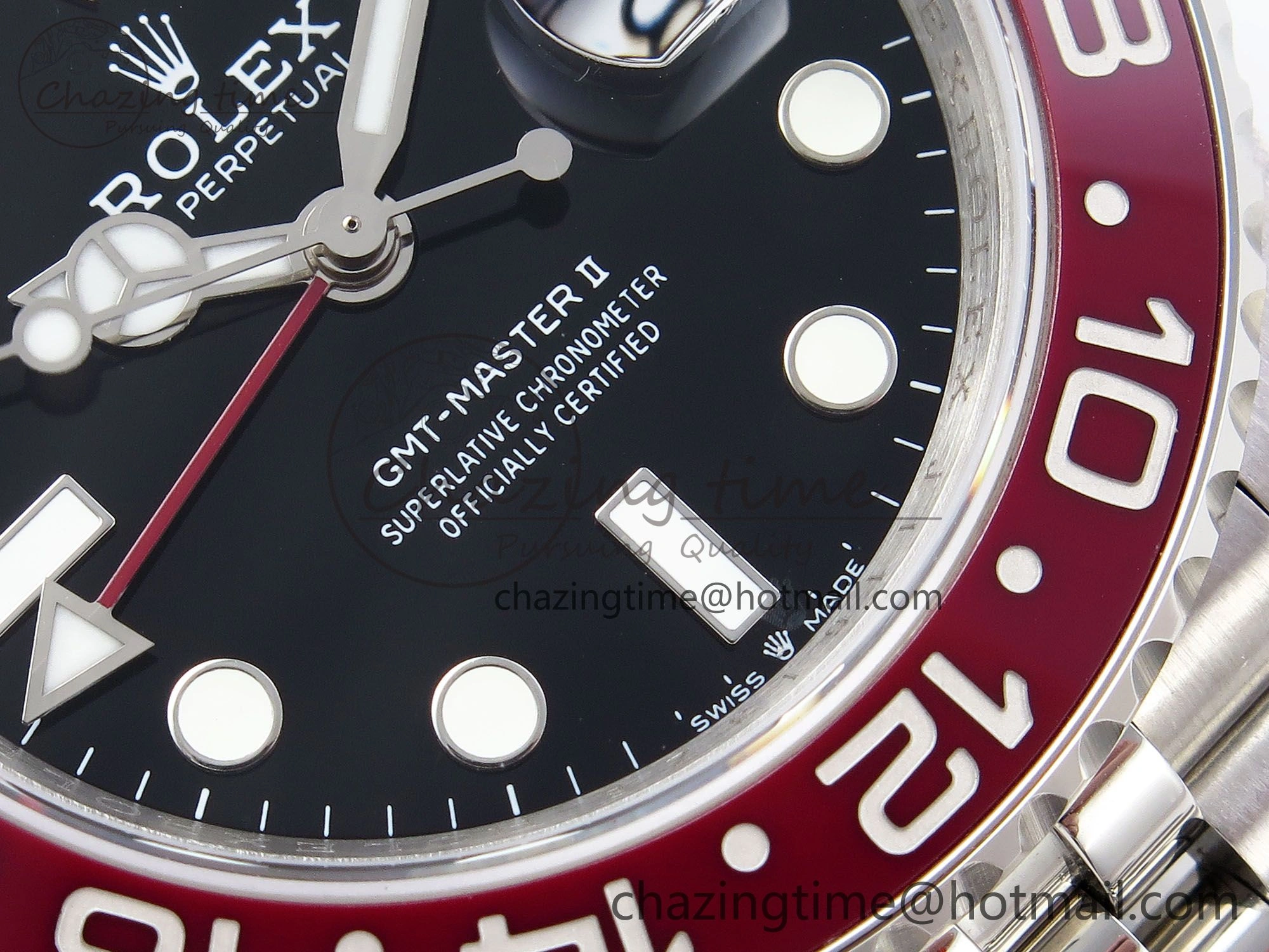 GMT-Master II 126710 BLRO Blue Red Ceramic QF 1:1 Best Edition on Jubilee Bracelet VR3285 CHS
