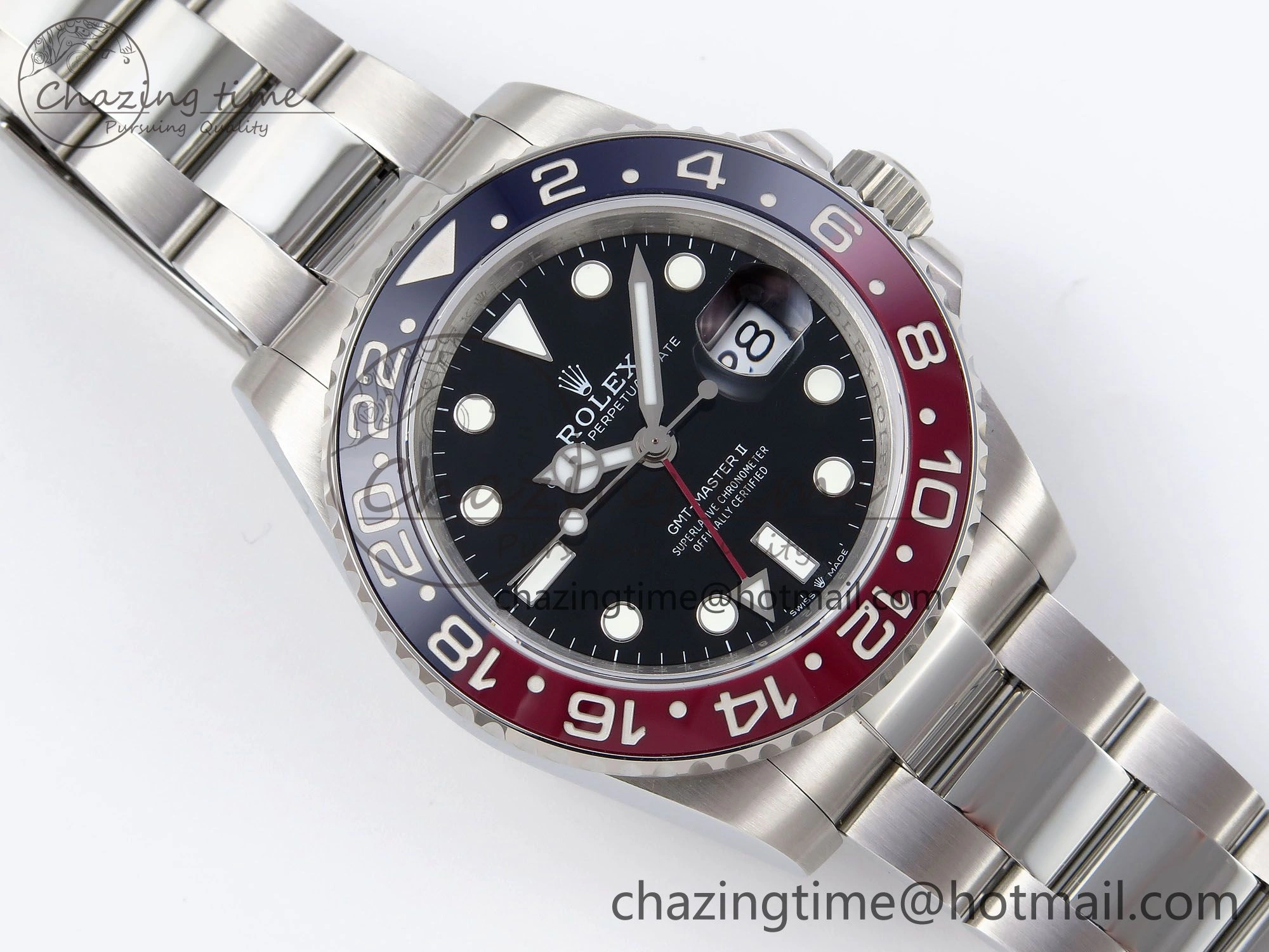 GMT-Master II 126710 BLRO Blue Red Ceramic QF 1:1 Best Edition on Oyster Bracelet VR3285 CHS