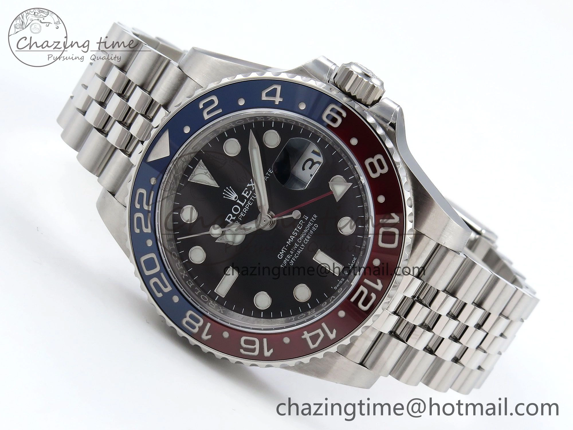 GMT Master II 126710 BLRO HGF 904L SS 1:1 Best Edition on Jubilee Bracelet VR3186 CHS