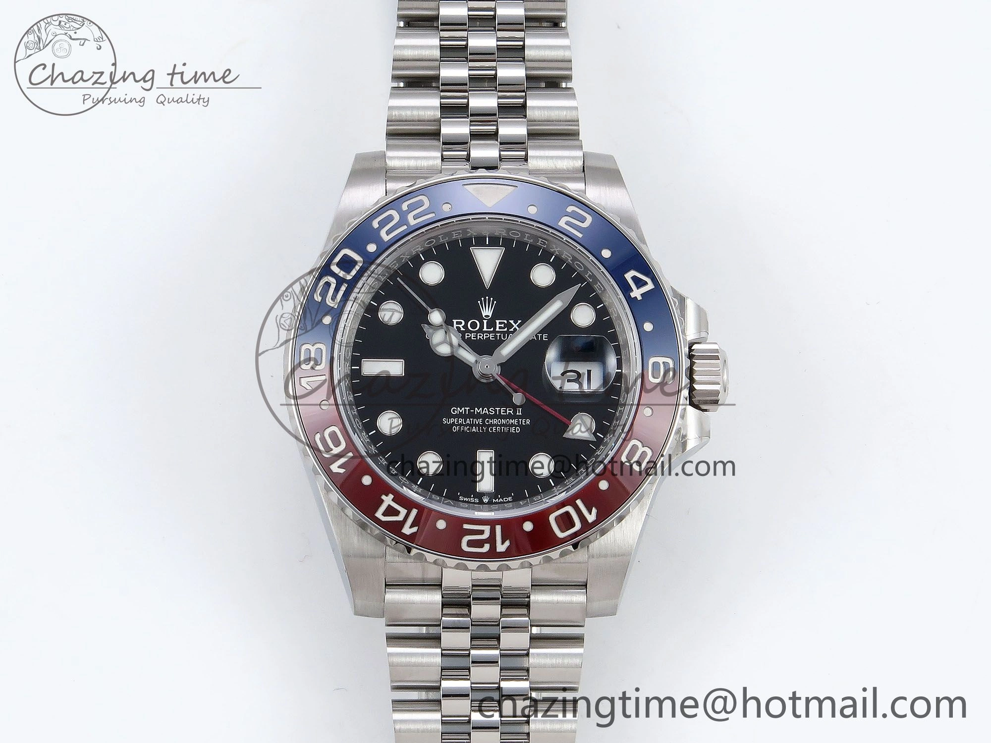 GMT Master II 126710 BLRO HGF 904L SS 1:1 Best Edition on Jubilee Bracelet VR3186 CHS