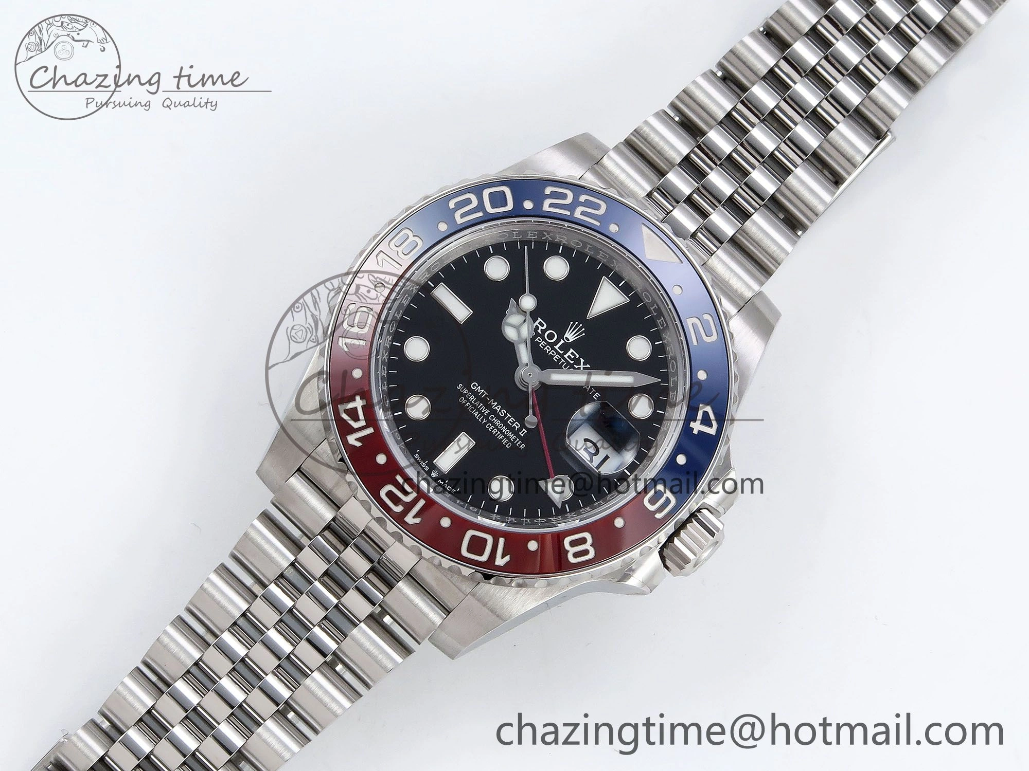 GMT Master II 126710 BLRO HGF 904L SS 1:1 Best Edition on Jubilee Bracelet VR3186 CHS