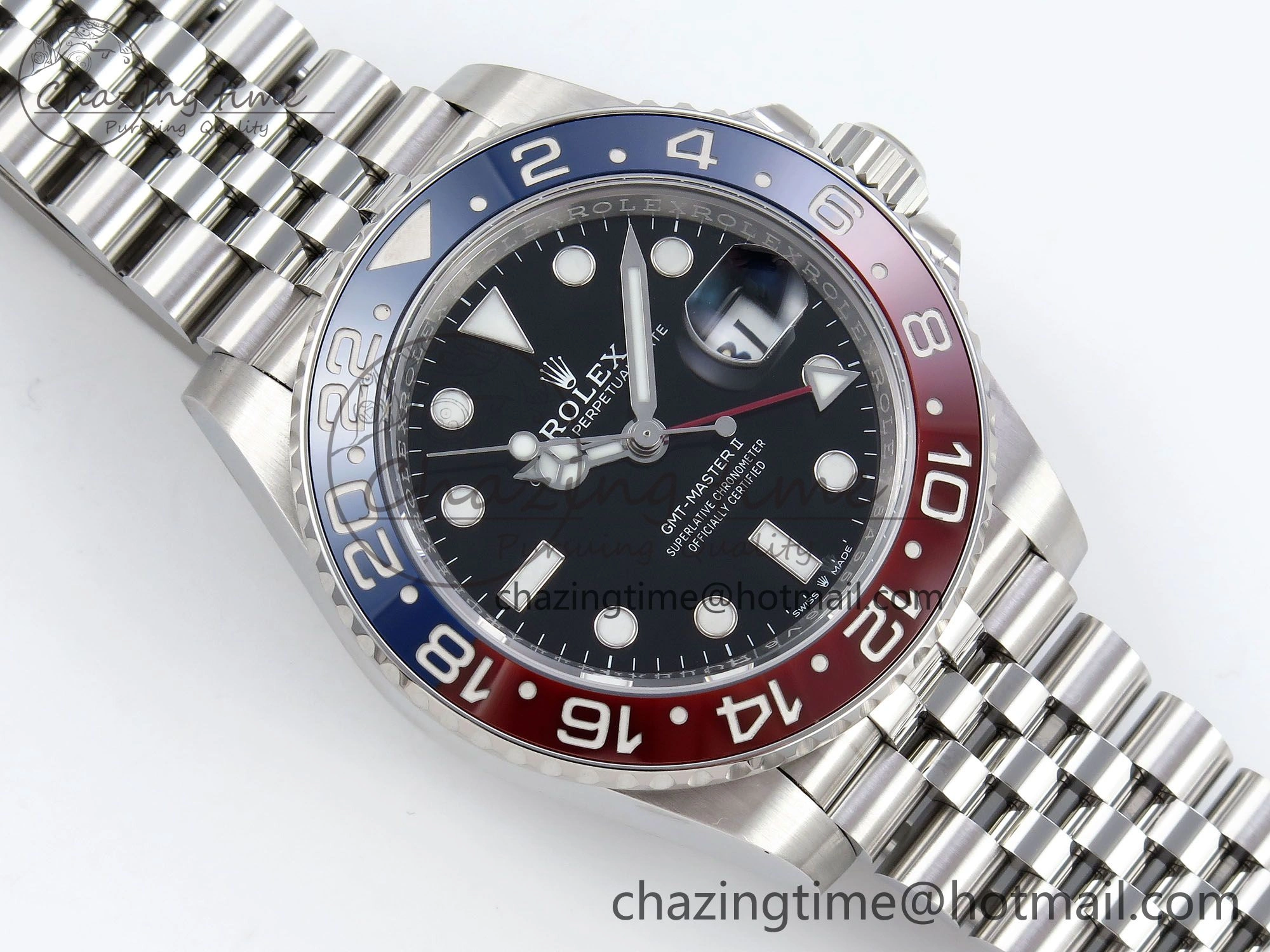 GMT Master II 126710 BLRO HGF 904L SS 1:1 Best Edition on Jubilee Bracelet VR3186 CHS