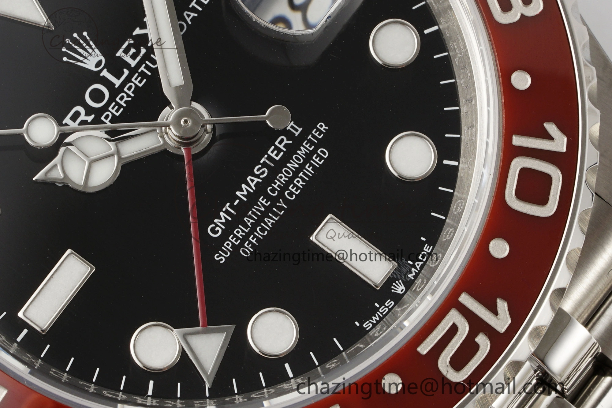 GMT Master II 126710 BLRO Pepsi 904L SS C+F 1:1 Best Edition Black Dial on Jubilee Bracelet SH3285 CHS