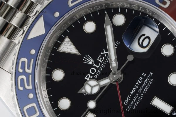 GMT Master II 126710 BLRO Pepsi 904L SS C+F 1:1 Best Edition Black Dial on Jubilee Bracelet VR3285 CHS