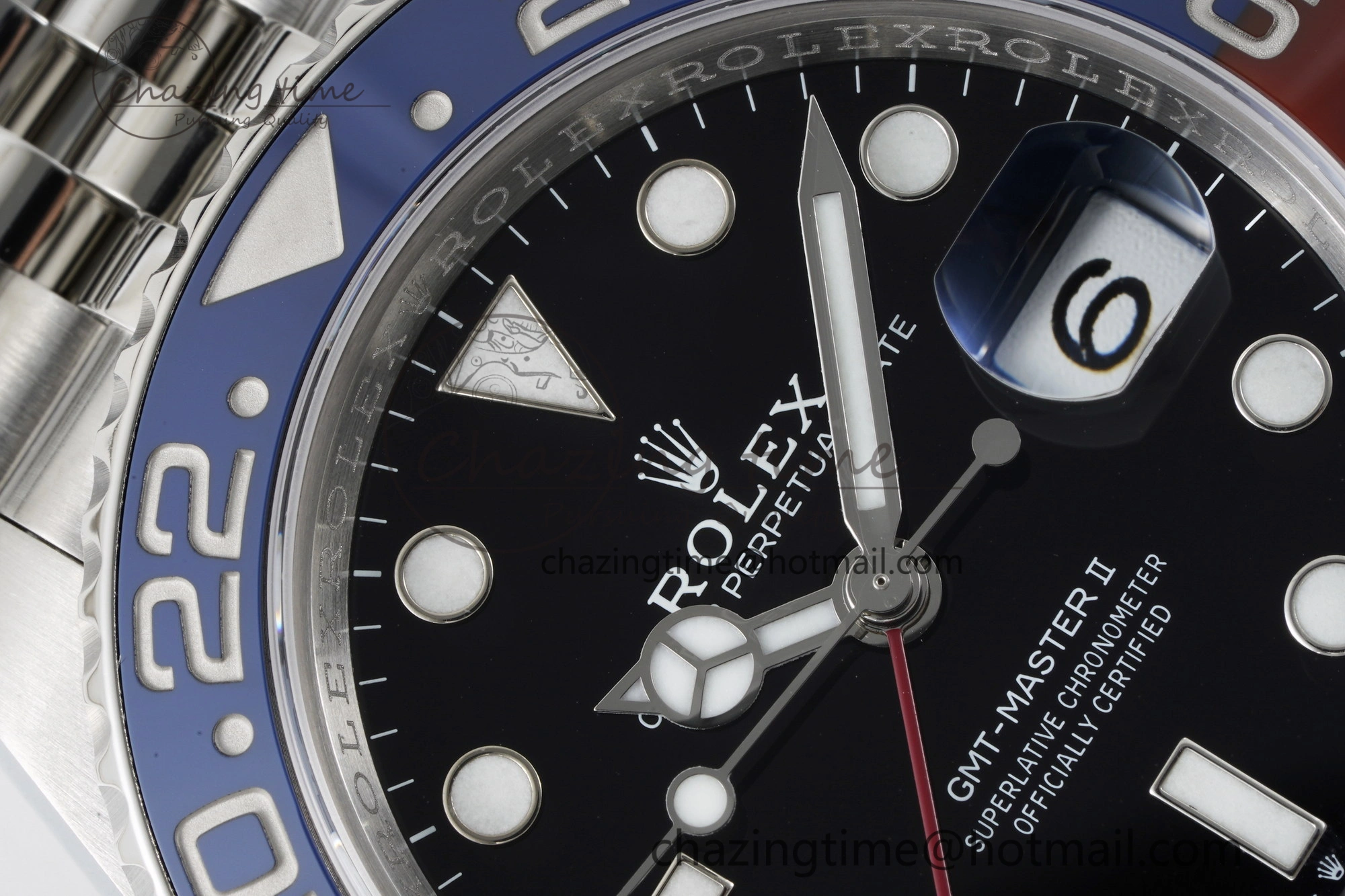 GMT Master II 126710 BLRO Pepsi 904L SS C+F 1:1 Best Edition Black Dial on Jubilee Bracelet VR3285 CHS
