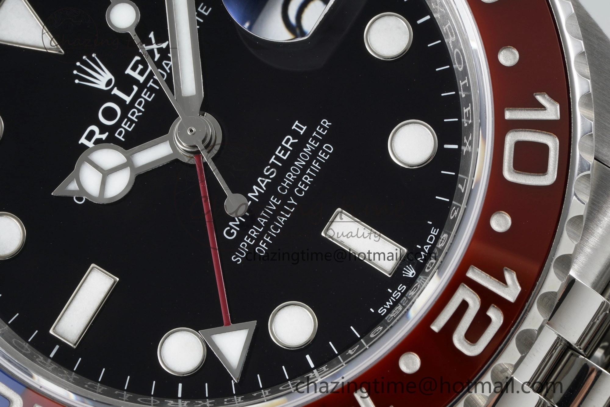 GMT Master II 126710 BLRO Pepsi 904L SS C+F 1:1 Best Edition Black Dial on Jubilee Bracelet VR3285 CHS
