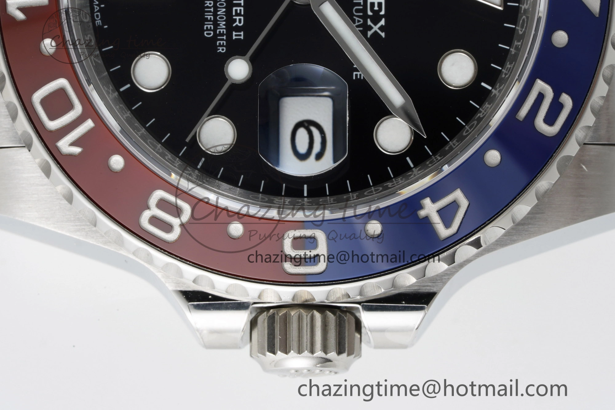 GMT Master II 126710 BLRO Pepsi 904L SS C+F 1:1 Best Edition Black Dial on Jubilee Bracelet VR3285 CHS
