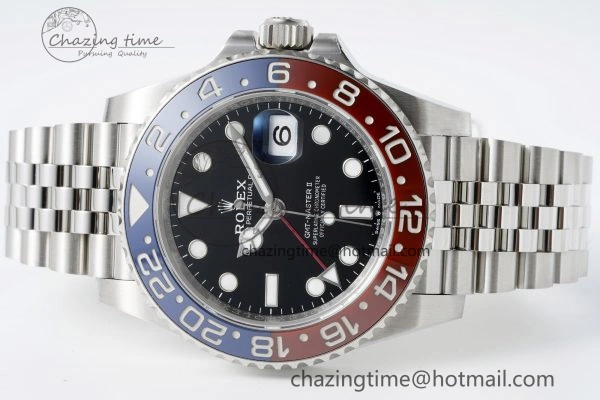 GMT Master II 126710 BLRO Pepsi 904L SS C+F 1:1 Best Edition Black Dial on Jubilee Bracelet VR3285 CHS