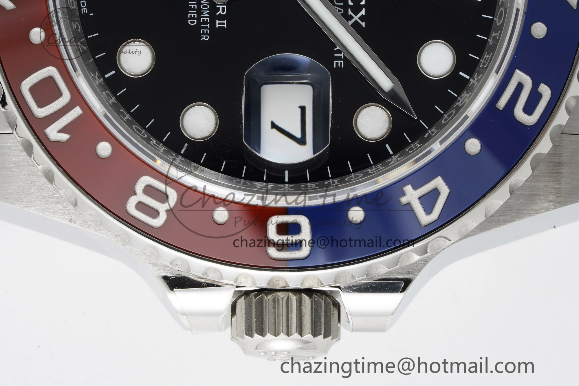 GMT Master II 126710 BLRO Pepsi 904L SS C+F 1:1 Best Edition Black Dial on Oyster Bracelet VR3285 CHS