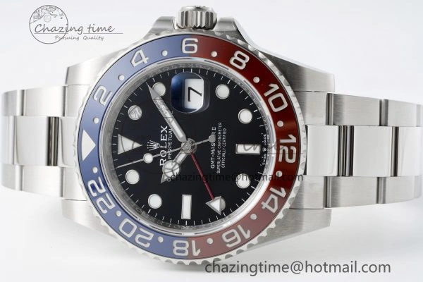 GMT Master II 126710 BLRO Pepsi 904L SS C+F 1:1 Best Edition Black Dial on Oyster Bracelet VR3285 CHS