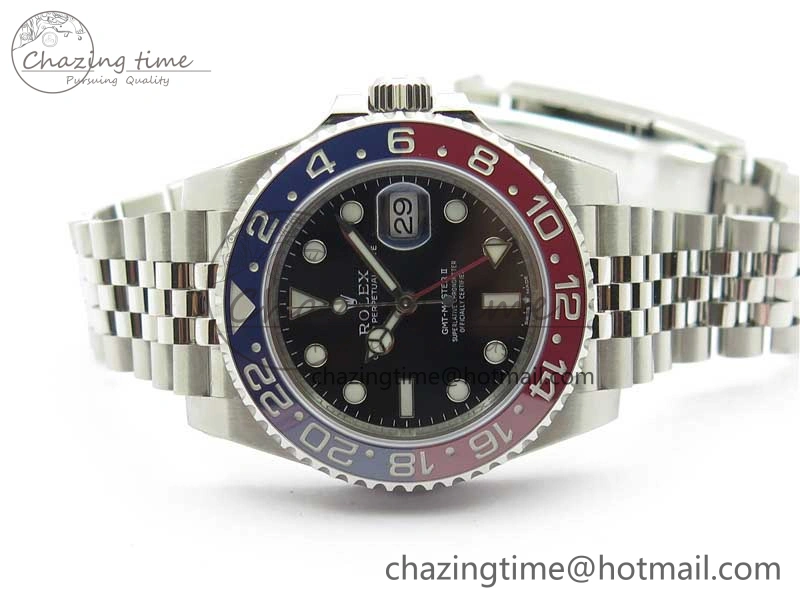 GMT-Master II 126710 BLRO Pepsi Red Blue Ceramic 904L Steel VRF 1:1 Best Edition SA3285 CHS MAX Version