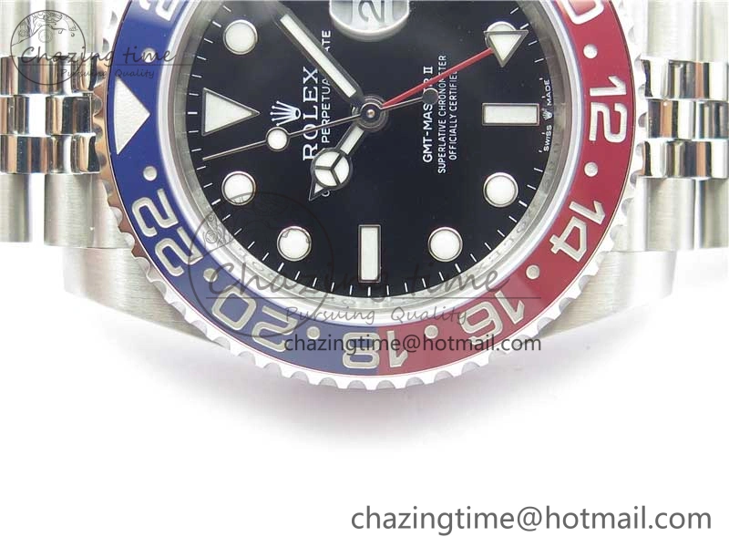 GMT-Master II 126710 BLRO Pepsi Red Blue Ceramic 904L Steel VRF 1:1 Best Edition SA3285 CHS MAX Version