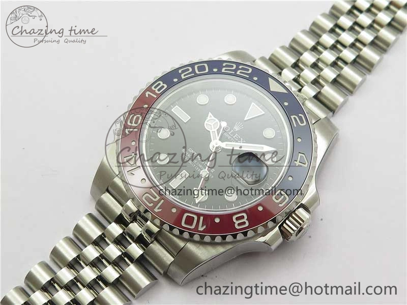 GMT-Master II 126710 BLRO Pepsi Red Blue Ceramic 904L Steel VRF 1:1 Best Edition SA3285 CHS MAX Version