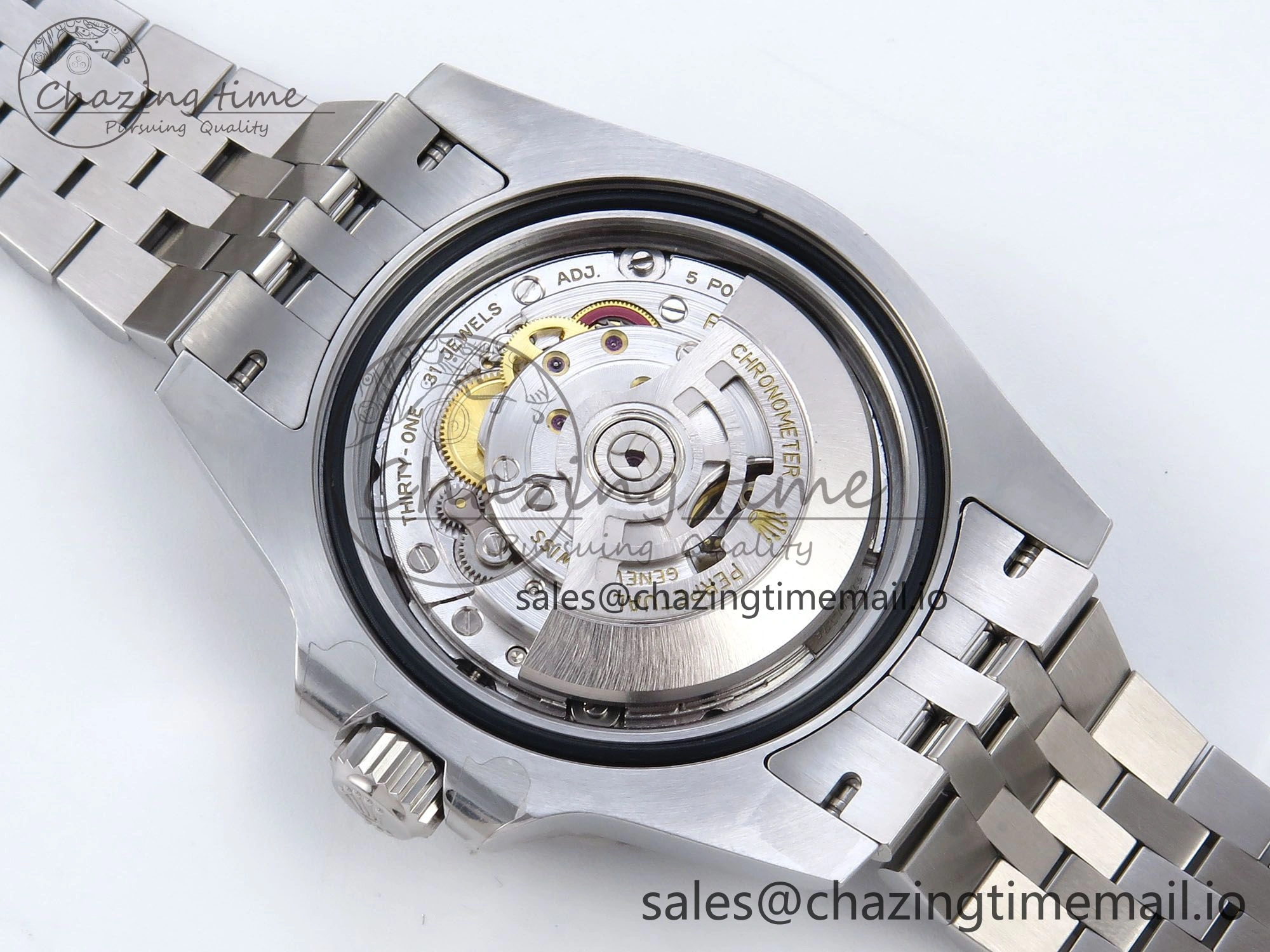 GMT Master II 126710 BLRO QF+ 1:1 Best Edition 904L Steel Black Dial Red Blue Bezel on SS Bracelet SH3285