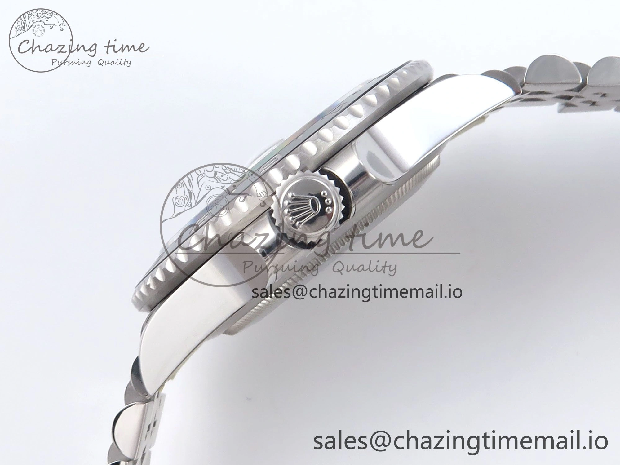 GMT Master II 126710 BLRO QF+ 1:1 Best Edition 904L Steel Black Dial Red Blue Bezel on SS Bracelet SH3285