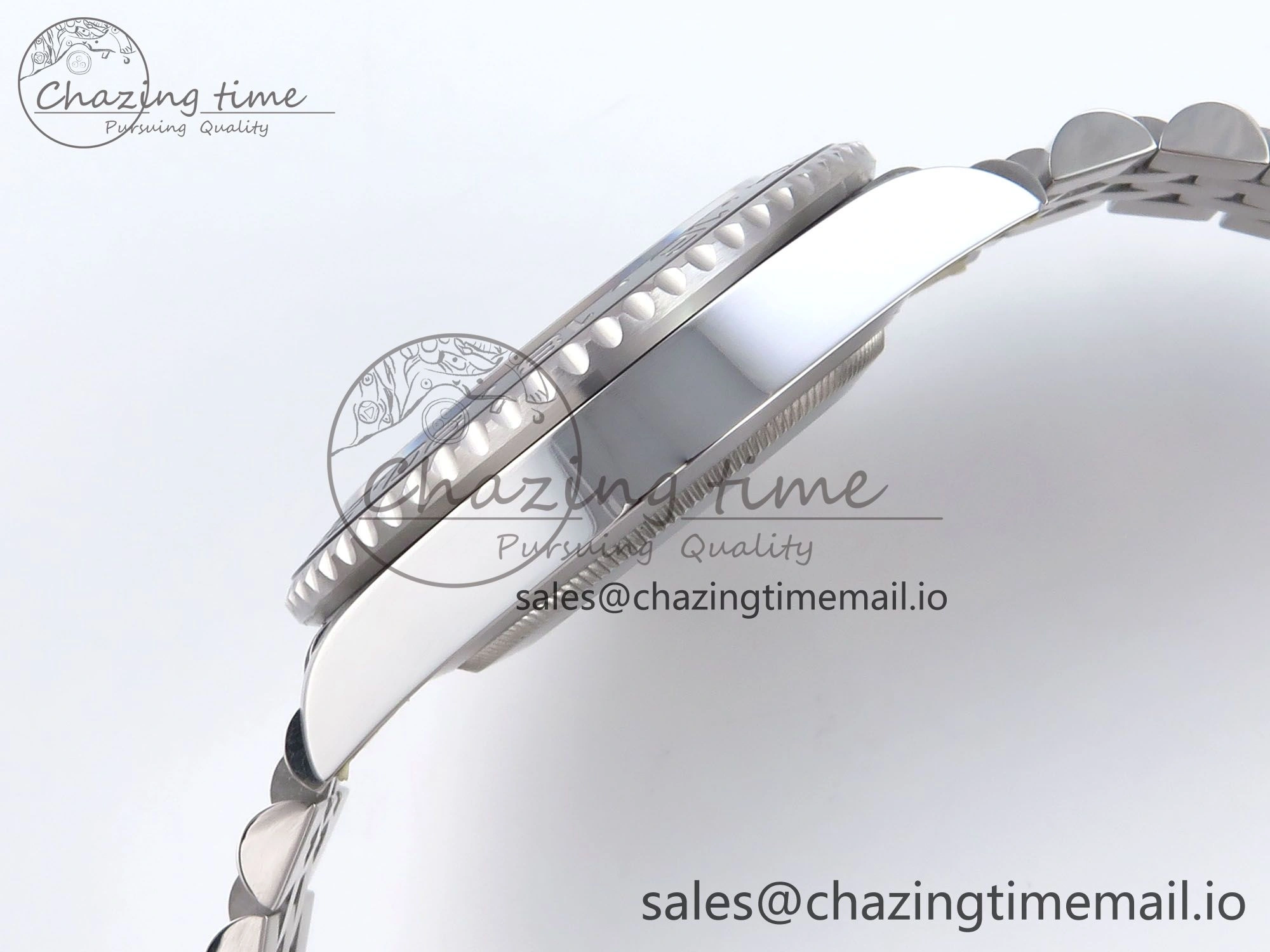 GMT Master II 126710 BLRO QF+ 1:1 Best Edition 904L Steel Black Dial Red Blue Bezel on SS Bracelet SH3285