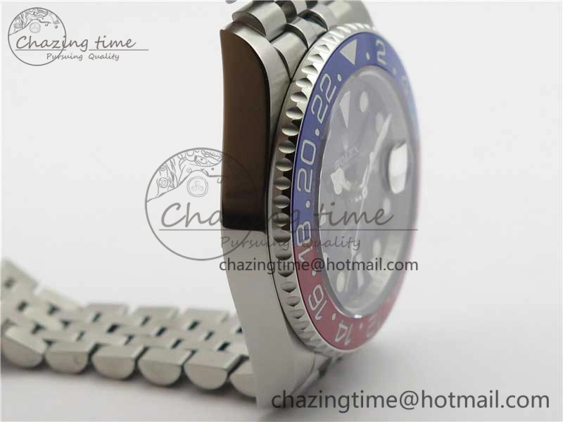 GMT Master II 126710 BLRO Red Blue Ceramic 316L Steel Bp Maker 1:1 Best Edition on SS Bracelet SA3285