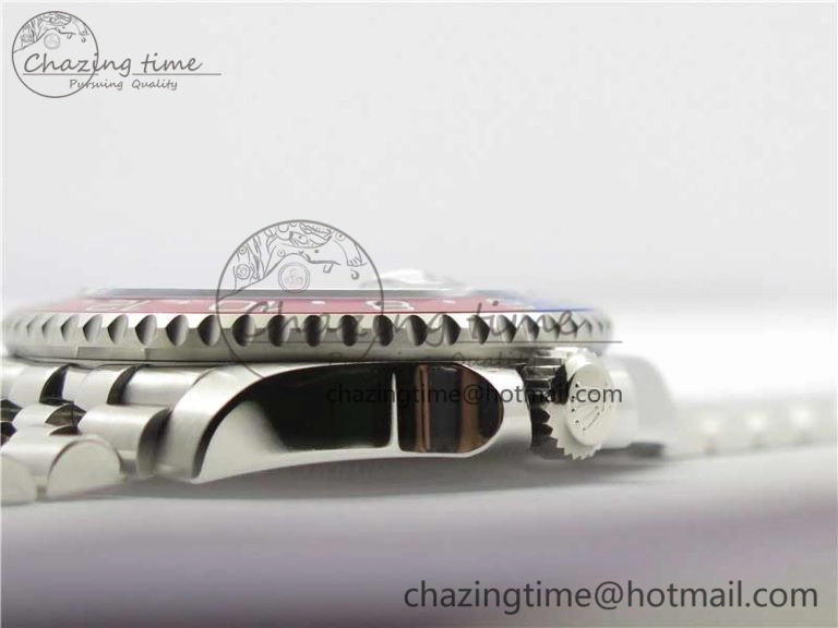 GMT Master II 126710 BLRO Red Blue Ceramic 316L Steel Bp Maker 1:1 Best Edition on SS Bracelet SA3285