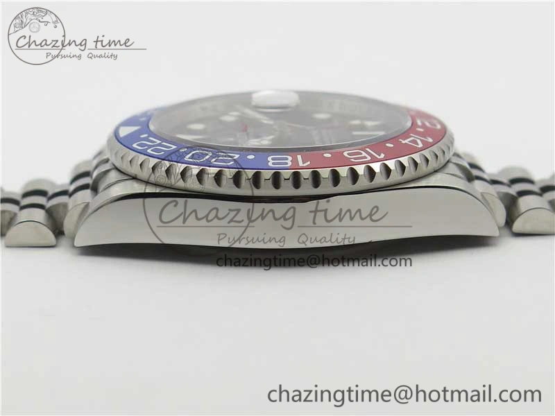 GMT Master II 126710 BLRO Red Blue Ceramic 316L Steel Bp Maker 1:1 Best Edition on SS Bracelet SA3285