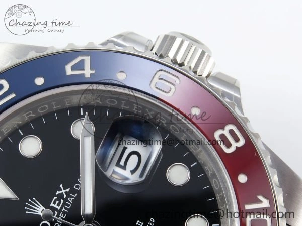 GMT-Master II 126710 BLRO Red Blue Ceramic 904L Steel Clean Factory Best Edition on Jubilee Bracelet DD3285 V2