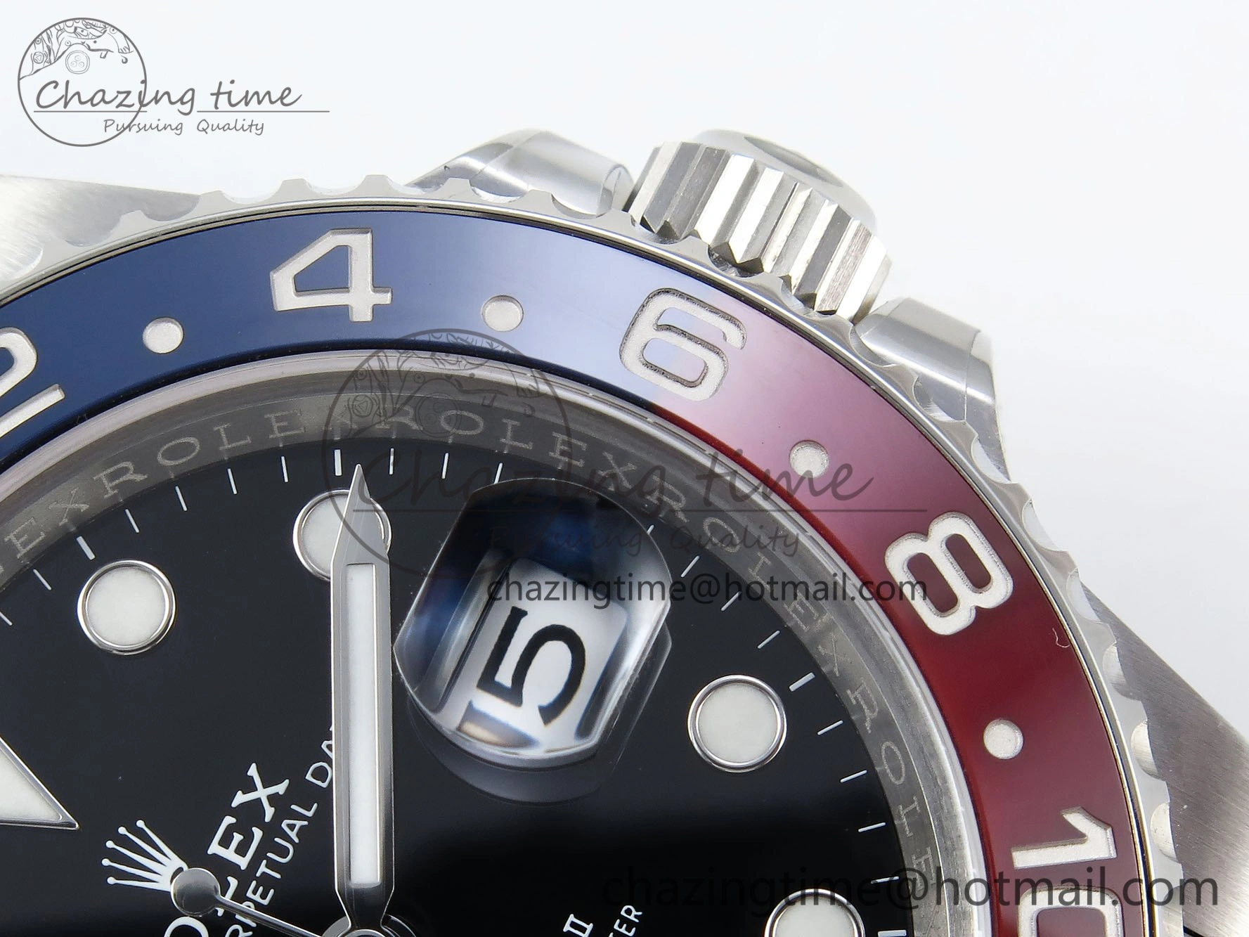 GMT-Master II 126710 BLRO Red Blue Ceramic 904L Steel Clean Factory Best Edition on Jubilee Bracelet DD3285 V2