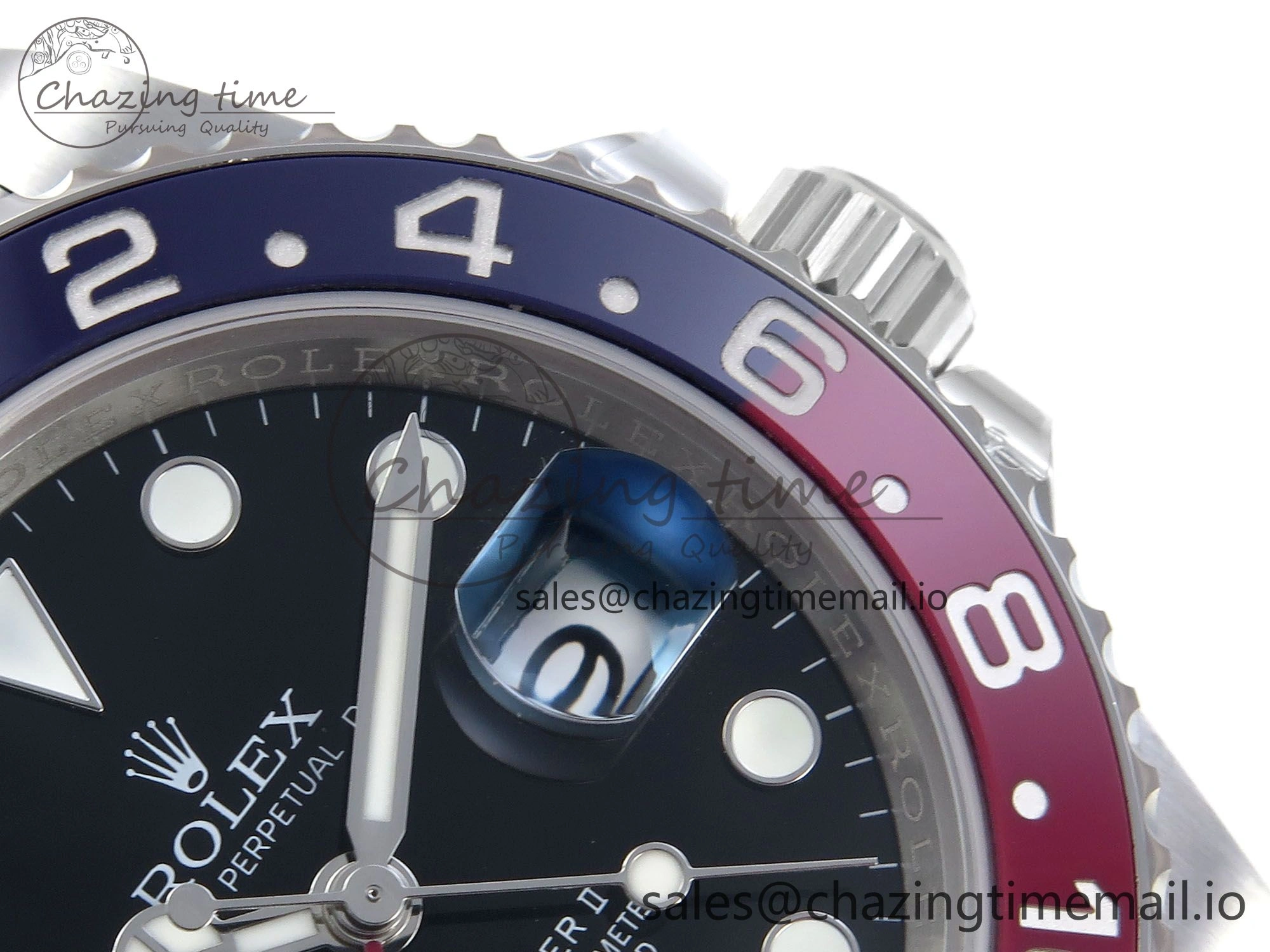 GMT-Master II 126710 BLRO Red Blue Ceramic 904L Steel EWE 1:1 Best Edition on Jubilee Strap EWE3285 V5