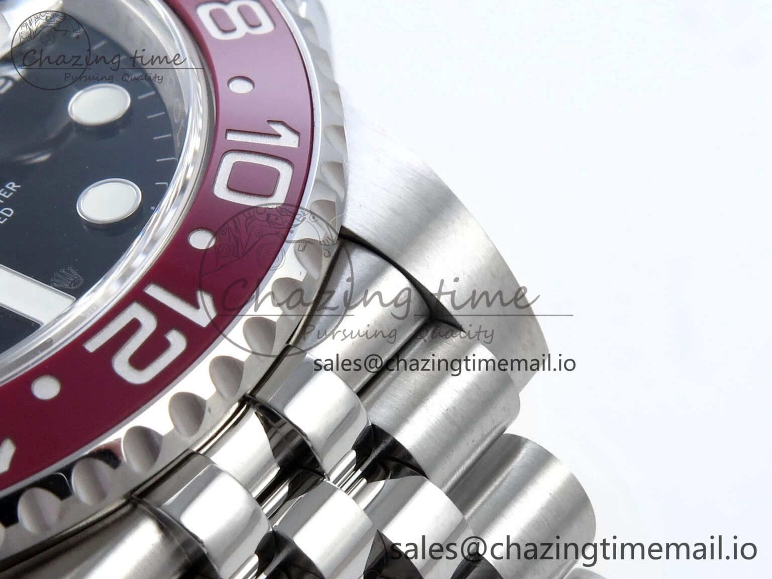 GMT-Master II 126710 BLRO Red Blue Ceramic 904L Steel EWE 1:1 Best Edition on Jubilee Strap EWE3285 V5