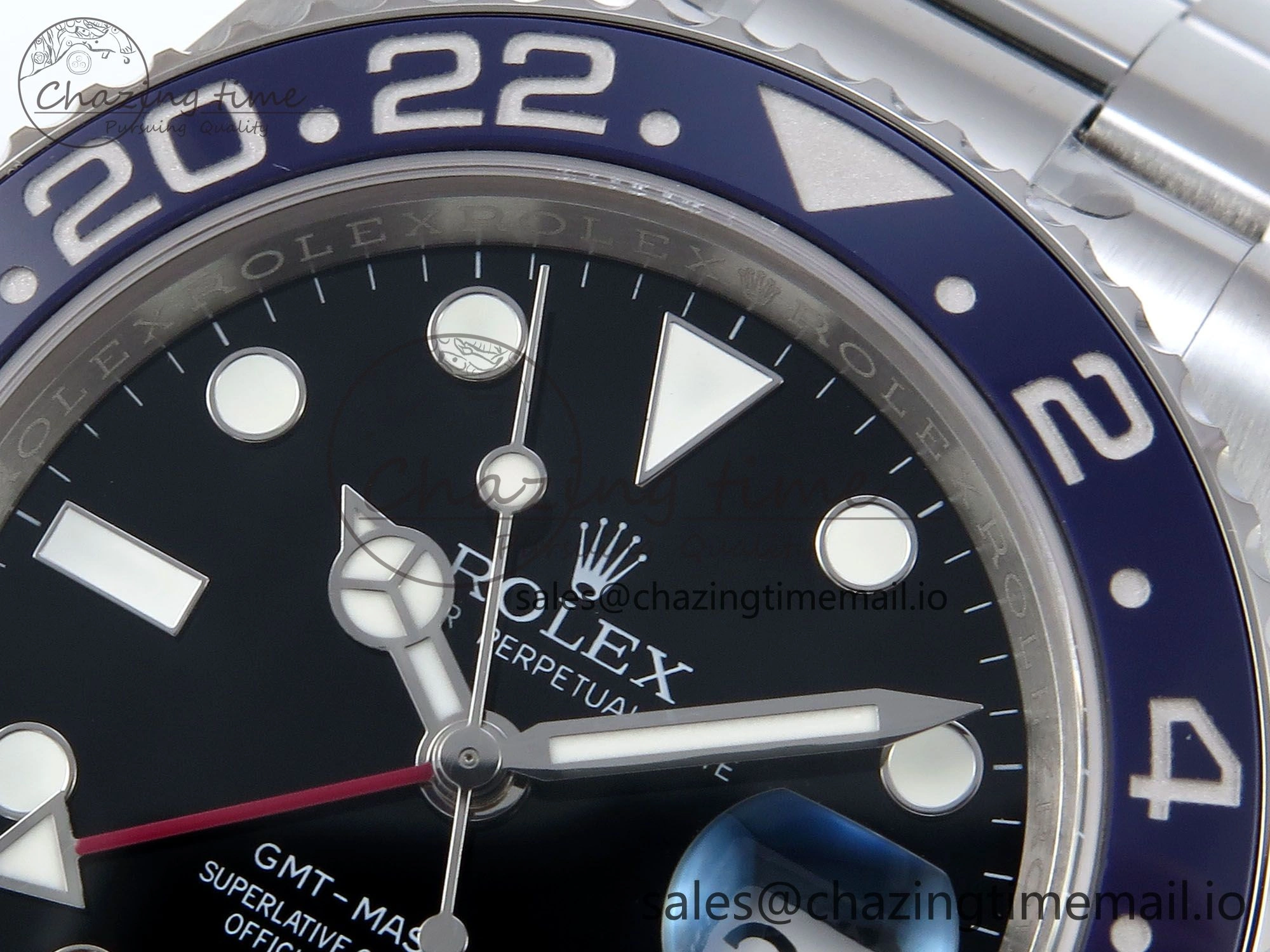 GMT-Master II 126710 BLRO Red Blue Ceramic 904L Steel EWE 1:1 Best Edition on Oyster Strap EWE3285 V5
