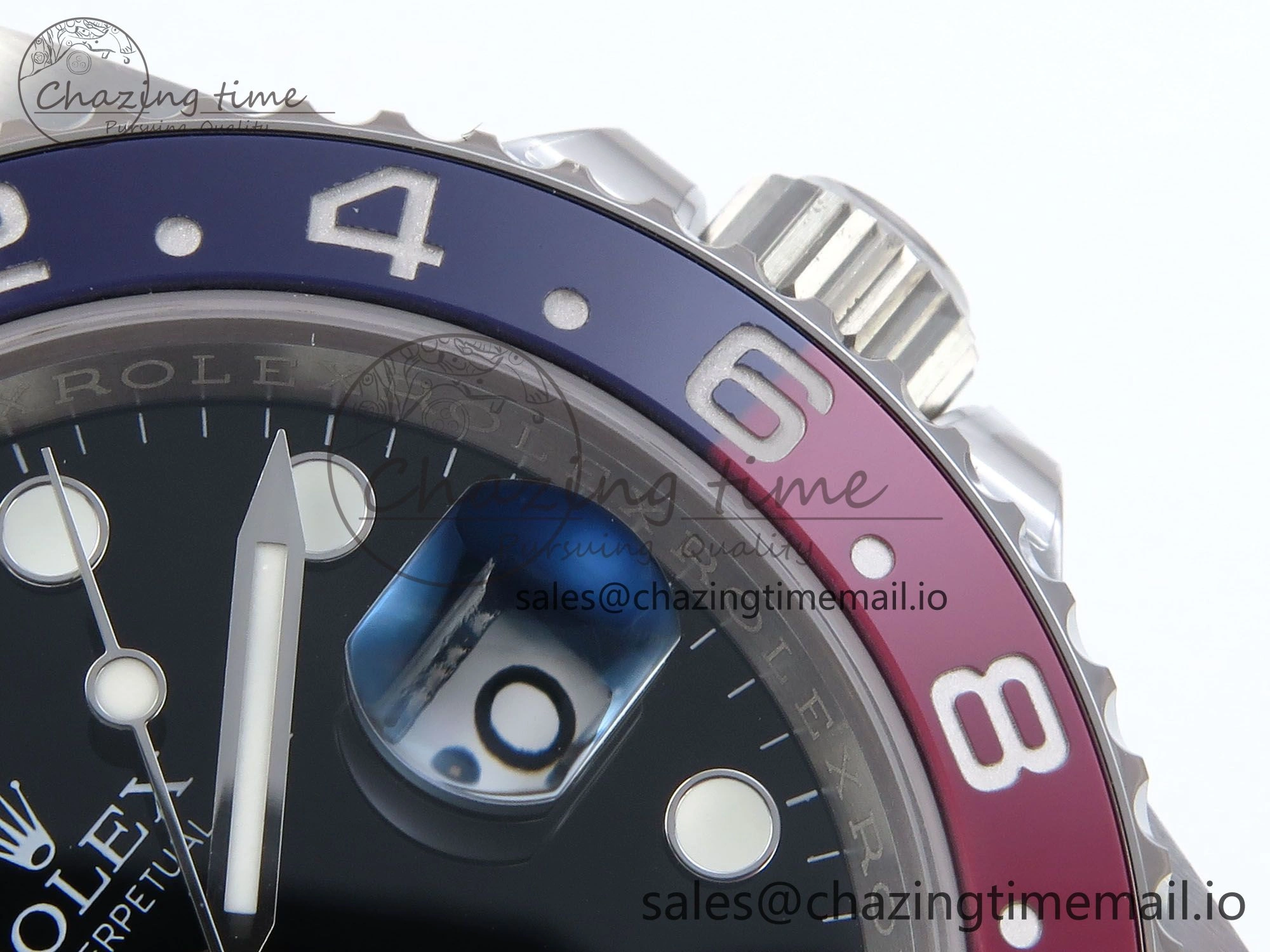 GMT-Master II 126710 BLRO Red Blue Ceramic 904L Steel EWE 1:1 Best Edition on Oyster Strap EWE3285 V5