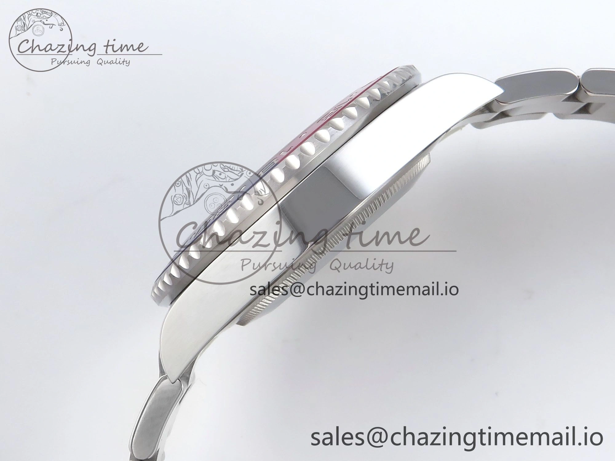 GMT-Master II 126710 BLRO Red Blue Ceramic 904L Steel EWE 1:1 Best Edition on Oyster Strap EWE3285 V5